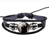 Black Cat Rope Bracelet