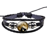 Black Cat Rope Bracelet