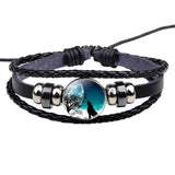 Black Cat Rope Bracelet
