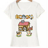 Fashion Cartoon Kitties T Shirt