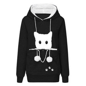 Winter Warm Cat Lovers Hoodie