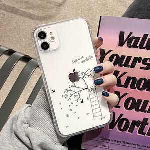 Fashion Cartoon Cat Cases For iPhone