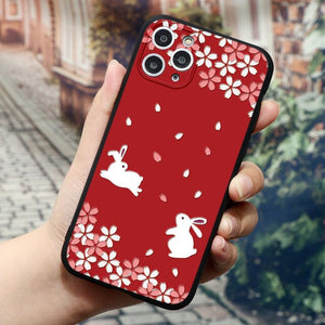 3D Relief Lovely Cat Phone Cases
