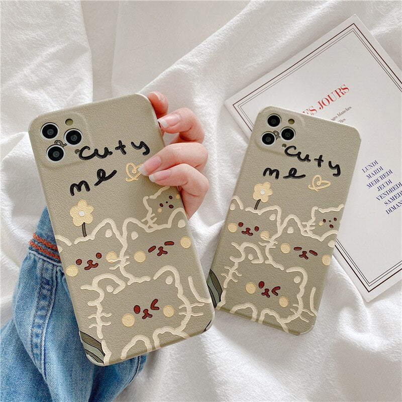 Lovely Cats Phone Case for Iphone