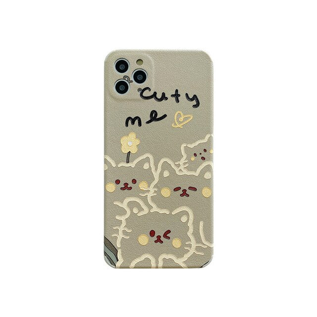 Lovely Cats Phone Case for Iphone