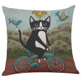Lovely Cat Cushion Cover