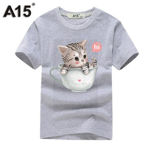 3D Cat Funny T Shirts