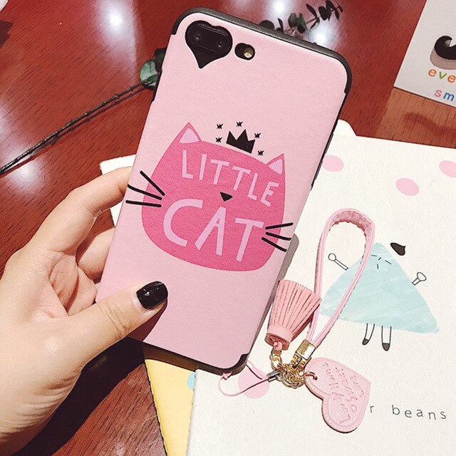 Lovely Cat Silicone Phone Case Cover